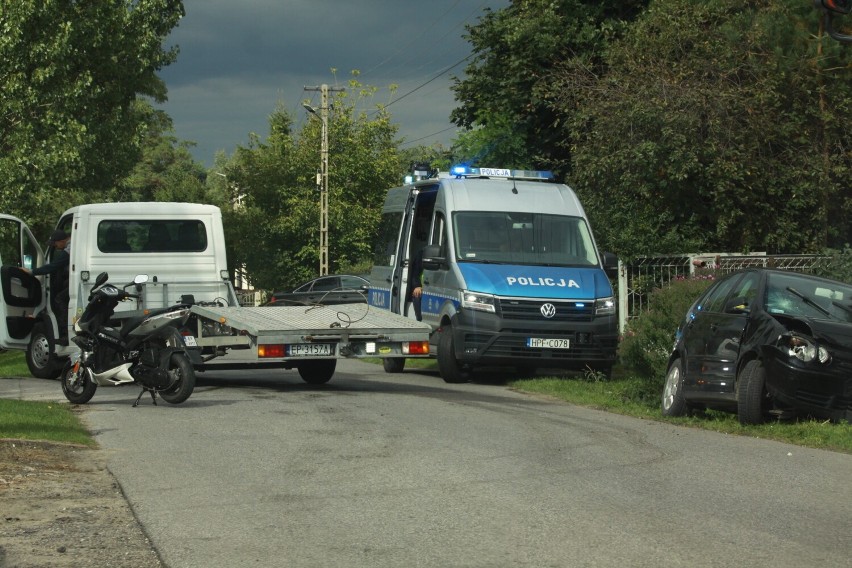 Wypadek w Witowie Kolonii. Samochód zderzył się z...