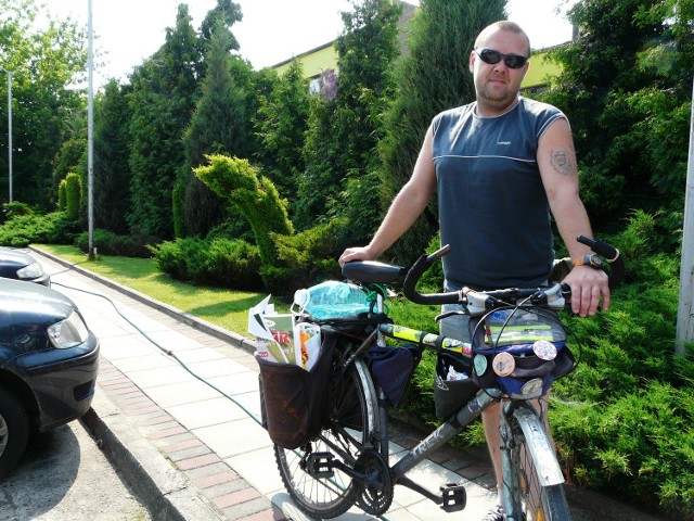 Maciej Kuszneruk mówi, że już szukają chętnych na pielgrzymkę rowerową, która ruszy z Bełchatowa