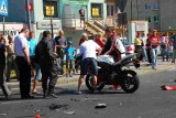 Zgorzelec: Wypadek motocyklisty