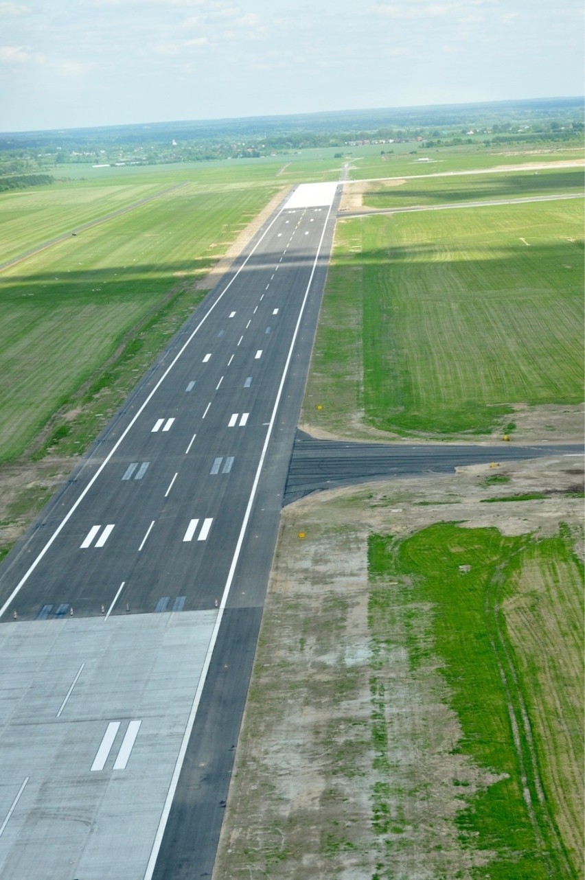 Pas startowy - lotnisko w Modlinie.