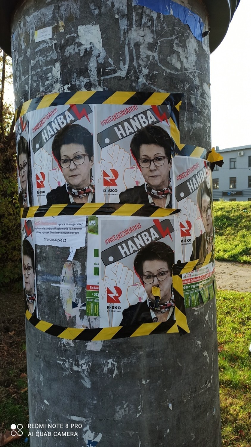 Strajk Kobiet Radomsko 2020: W mieście pojawiły się plakaty...