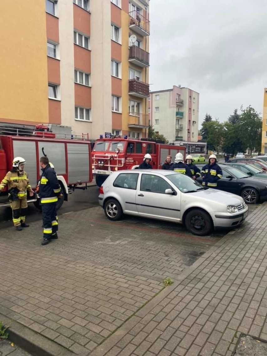 Niedzielny pożar wyglądał dramatycznie. Był zagrożeniem dla...