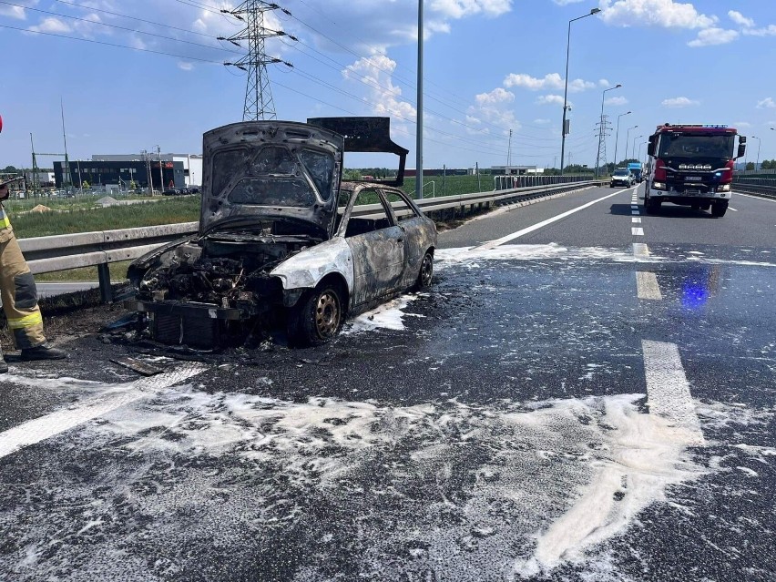 Na autostradzie A4 na granicy powiatów wielickiego i...