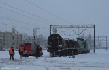 Wykolejenie wagonu kolejowego w Wejherowie