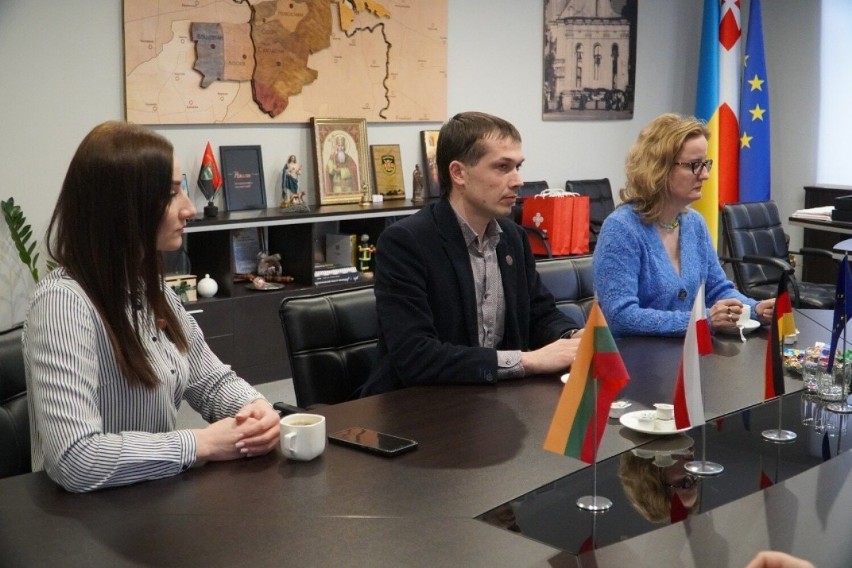 Delegacja Malborka we Włodzimierzu w Ukrainie