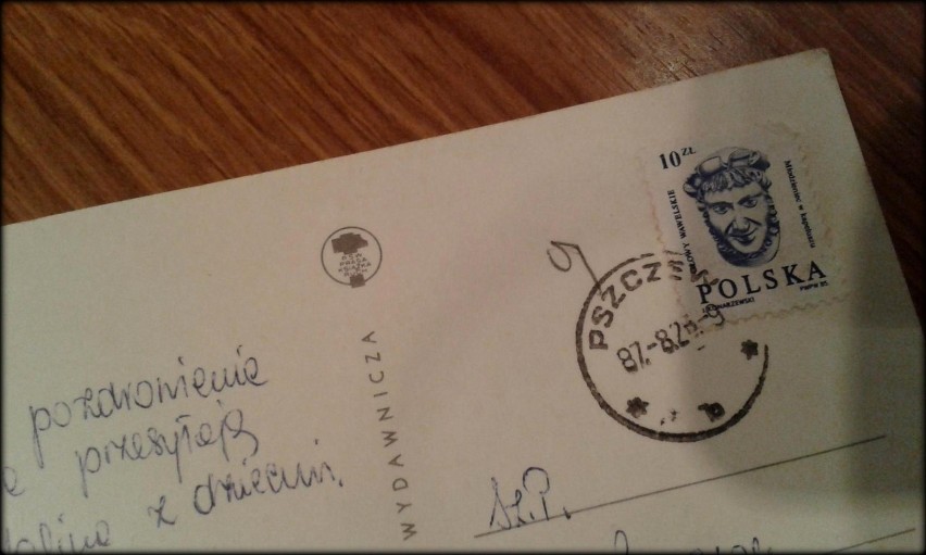 Stara pocztówka z wakacji
