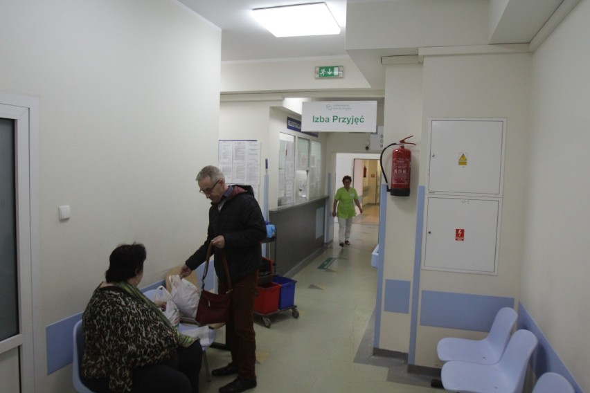 Izba przyjęć w Szpitalu Miejskim w Sosnowcu