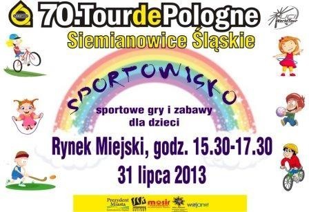 Tour de Pologne w Siemianowicach 2013 - sportowisko