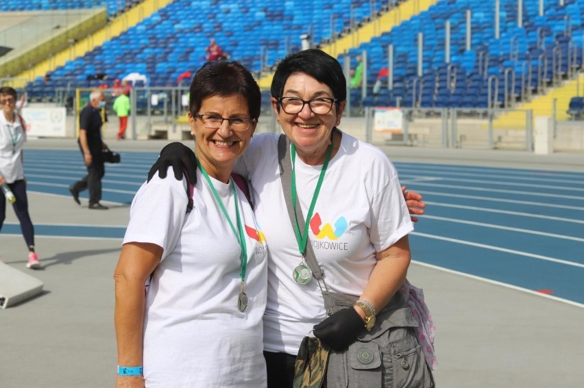 Olimpiada Seniorów na Stadionie Śląskim - zawodnicy i kibice...