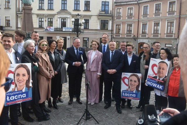 Minister Bartłomiej Sienkiewicz udzielił w Tarnowie poparcia kandydatom PO w wyborach samorządowych