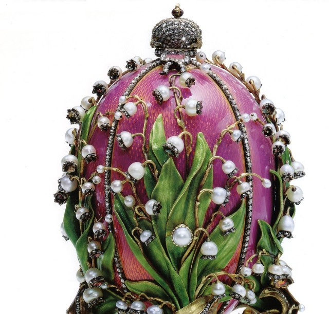 Jajko Fabergé z konwaliami