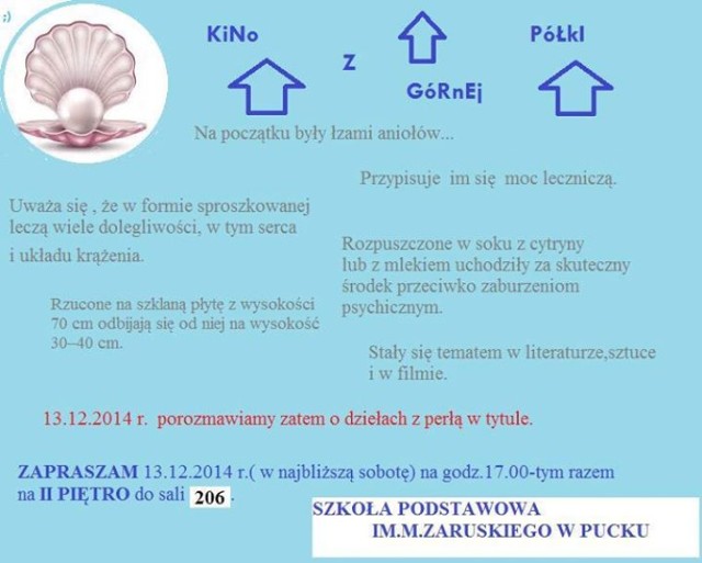 Kino z Górnej Półki. Spotkanie i dyskusja w SP Puck