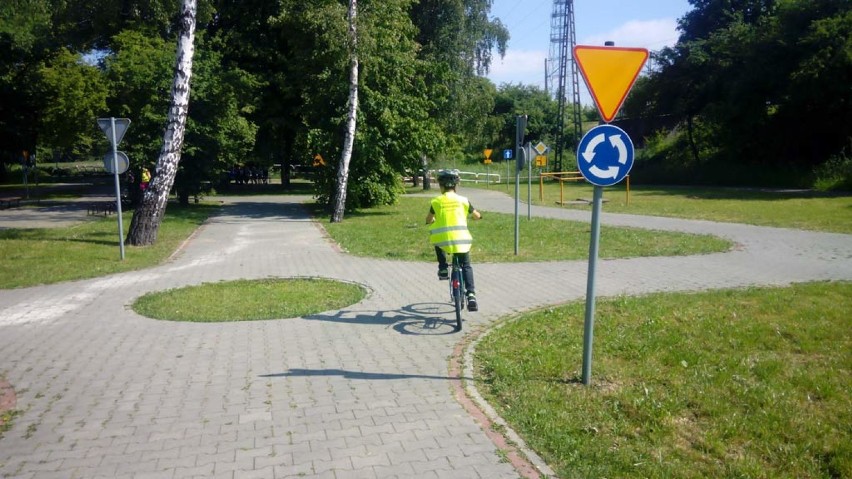 Egzaminy na kartę rowerową we Wrześni.