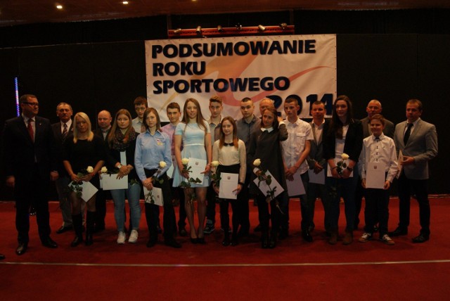 Podsumowanie roku sportowego 2014 tradycyjnie odbyło się w hali OSRiR