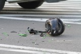 Wypadek w Krojczynie. 27-latka wjechała w motocykl. Dwie osoby ranne