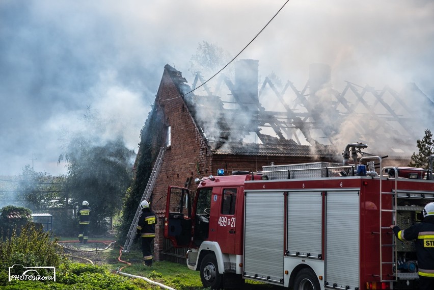 Z AKCJI: Znamy szczegóły pożaru domu w miejscowości Suśnia [NOWE ZDJĘCIA]