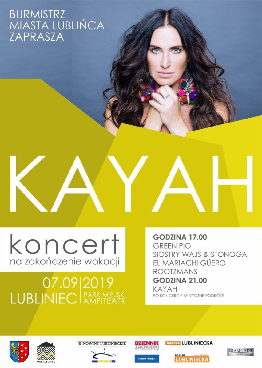 Kayah wystąpi w Lublińcu. Koncert na zakończenie wakacji...