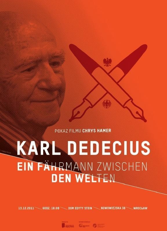 Pokaz filmu "Karl Dedecius"

Towarzystwo Edyty Stein...