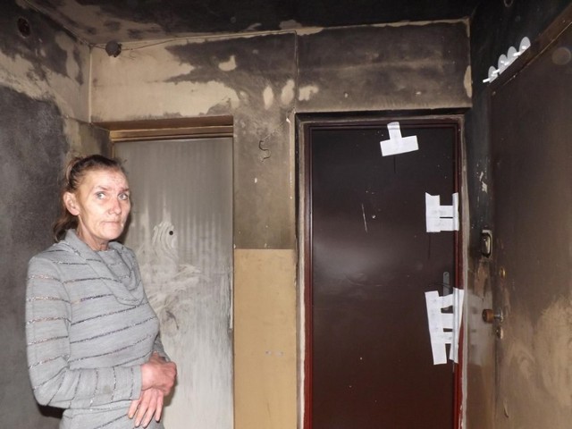 Mieszkanie do remontu po pożarze w Wolsztynie
