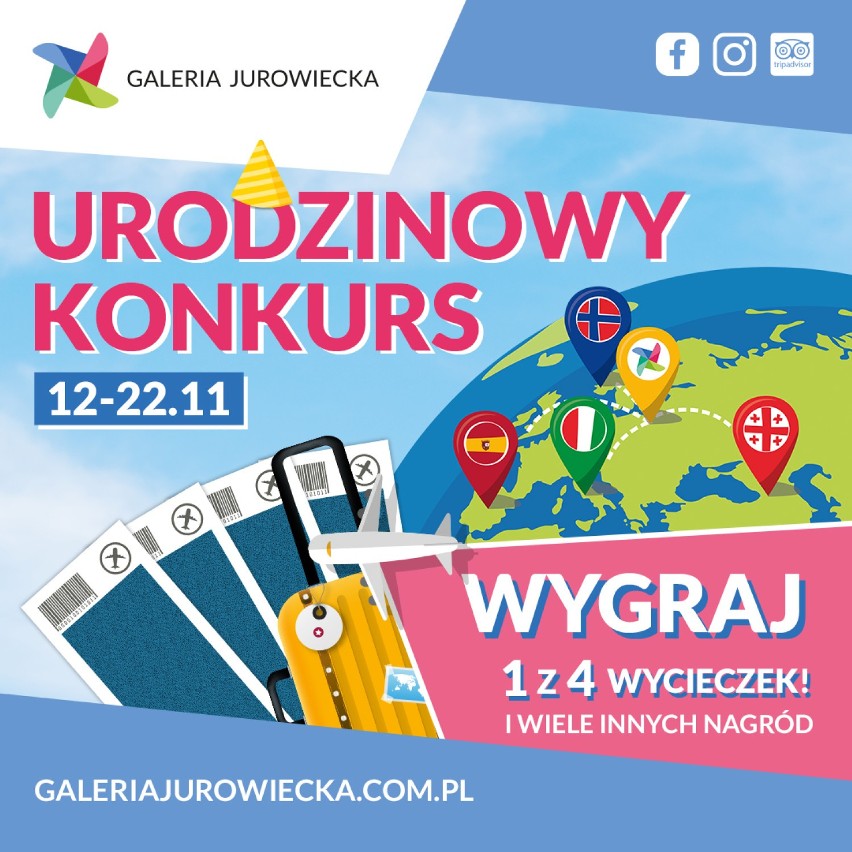 Galeria Jurowiecka świętuje urodziny. Do wygrania...