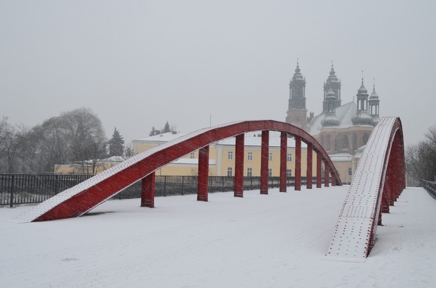 Pierwszy śnieg w Poznaniu