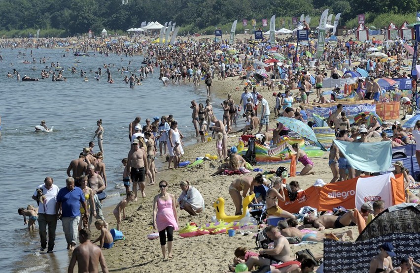 ZEBRAliśmy słońce! Tłumy na plażach. Ostrzeżenie o sinicach - zamknięte kąpieliska w Trójmieście