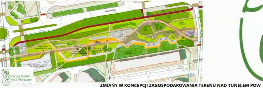 Co z parkiem nad POW na Ursynowie? Budowę zaplanowano na lata 2023-23. „Brakuje 2-3 mln złotych”