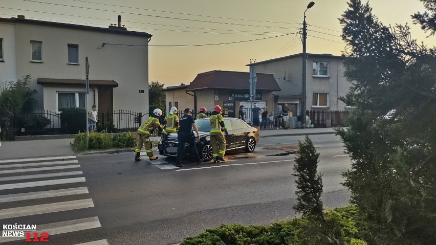 Zderzenie dwóch samochodów na ul. Północnej w Kościanie