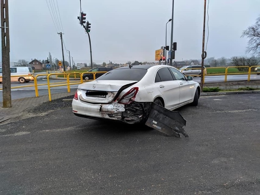 Zdjęcie z kolizji pod Ostaszewem