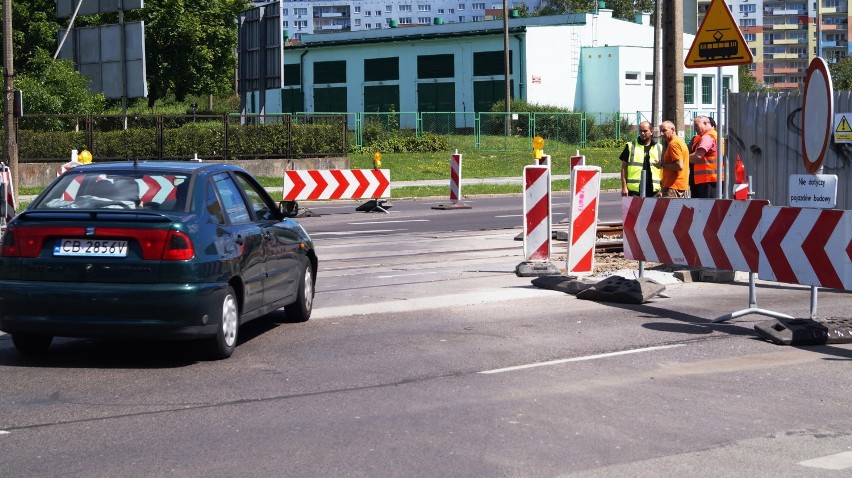 Trwa remont wiaduktu na ul. Wojska Polskiego w Bydgoszczy [zdjęcia, wideo]