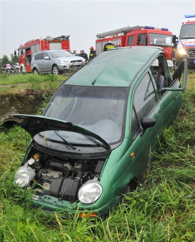 Wypadek na drodzę między Kościanem a Racotem