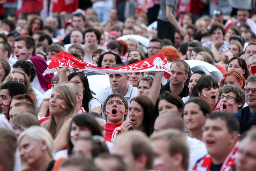 Tak dopingowali kibice w meczu Polska - Czechy na Euro 2012