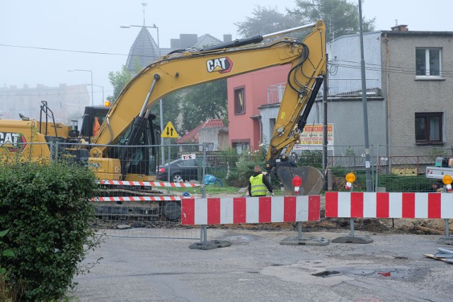 Trwa remont ulicy Szymanowskiego i Krótkiej, kierowcy muszą się liczyć z utrunieniami.