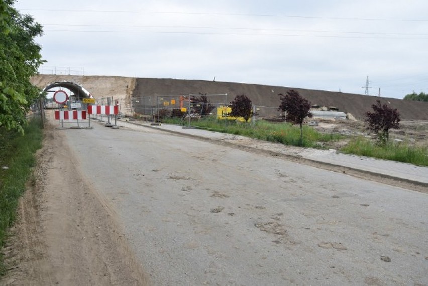 Budowa wiaduktu, Gutowo Małe, czerwiec 2020