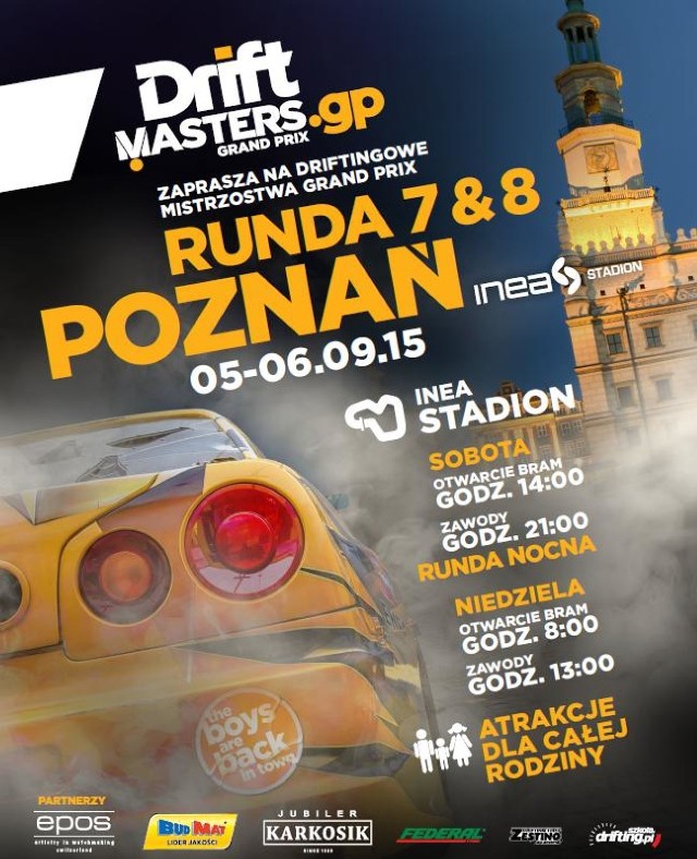 Drift Masters Grand Prix 2015 już weekend w Poznaniu