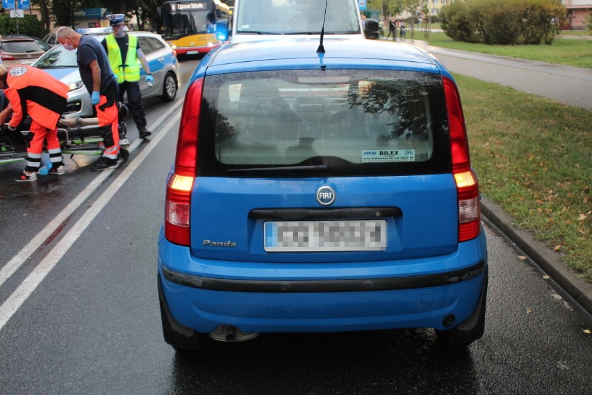 81-letni kierowca potrącił pieszego na ul. Bora-Komorowskiego w Grudziądzu