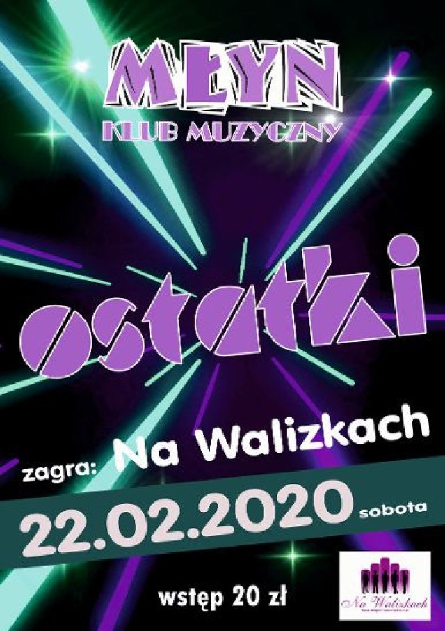 Najlepsze polskie i zagraniczne covery, m.in.:
Lady Pank, Maanam, T. Love, Kult, Wilki,
Queen, Boney M., Bob Marley, The Beatles, The Doors w znakomitym wykonaniu!
Zapraszamy! Wstęp 20 zł.