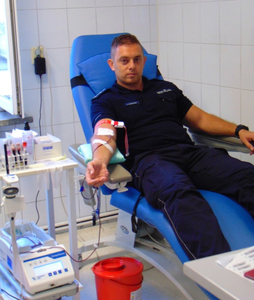 Akcja krwiodawstwa „Policyjna krew - zawsze na posterunku”