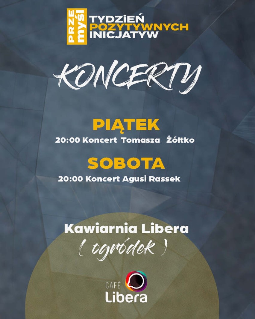 godzina 20.00 - koncert Tomasza Żółtko, Kawiarnia Libera