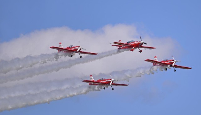 Pokazy lotnicze w Babich Dołach. Aerobaltic Gdynia 2018