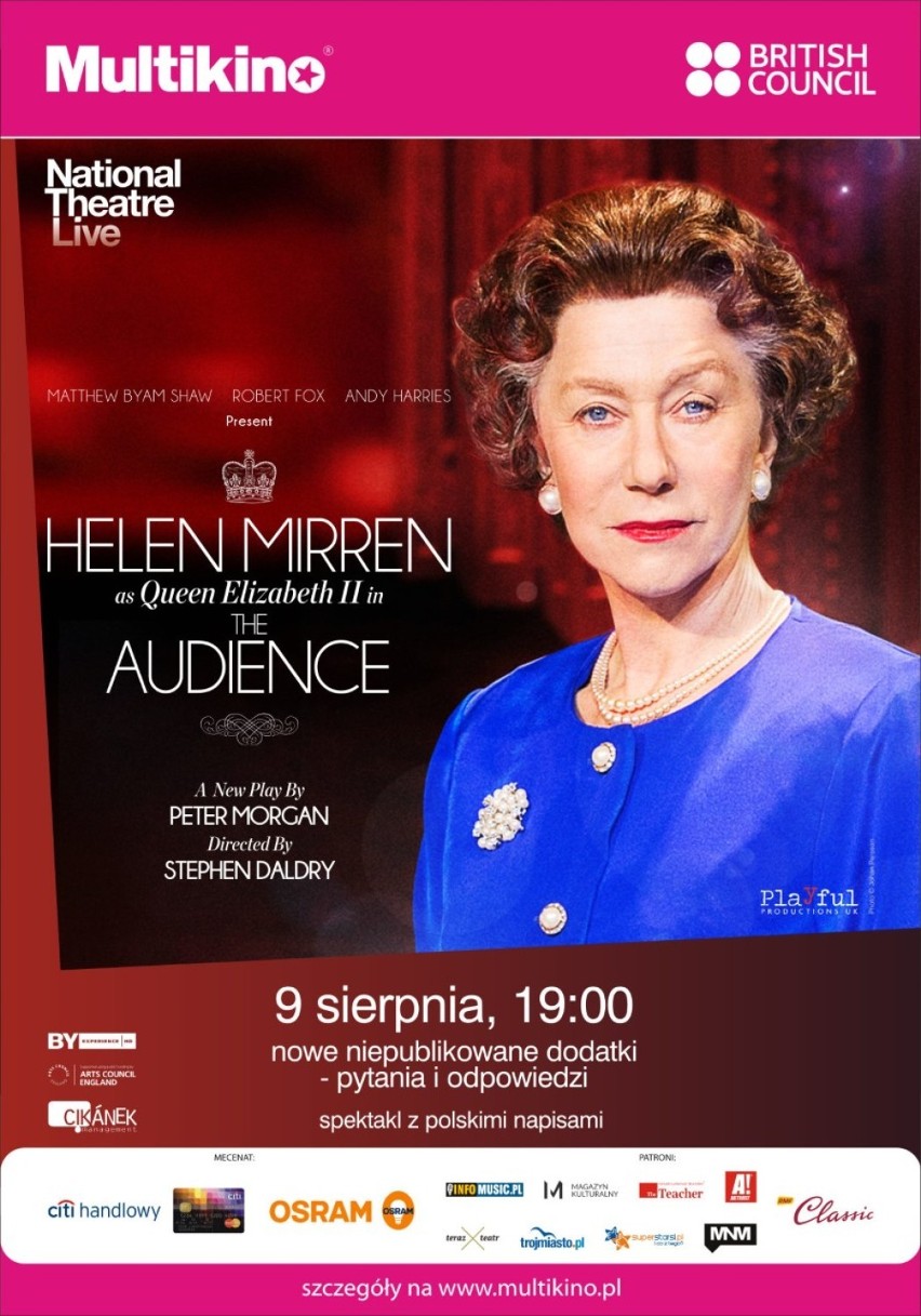 „The Audience” z Helen Mirren w roli Królowej Elżbiety II...