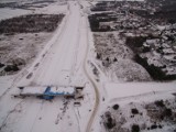 Autostrada A1 zimą z lotu ptaka. Co się dzieje od Rząsawy przez Lgotę po Blachownię? ZDJĘCIA