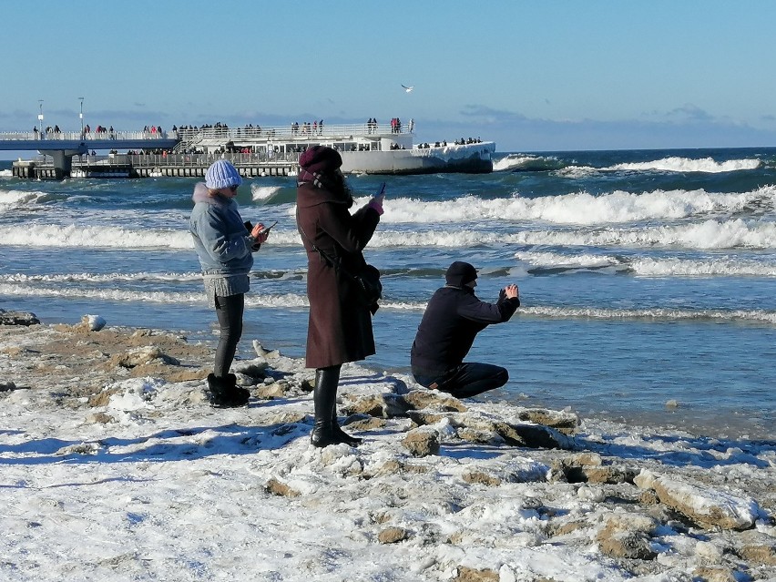 Jeszcze nigdy nie widzieliśmy na plaży tylu ludzi, którzy...