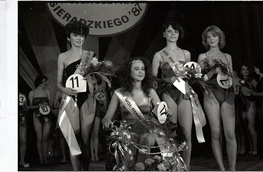 Danuta Kania miss województwa sieradzkiego w 1987 roku. Wybory w Teatrze Miejskim FOTO