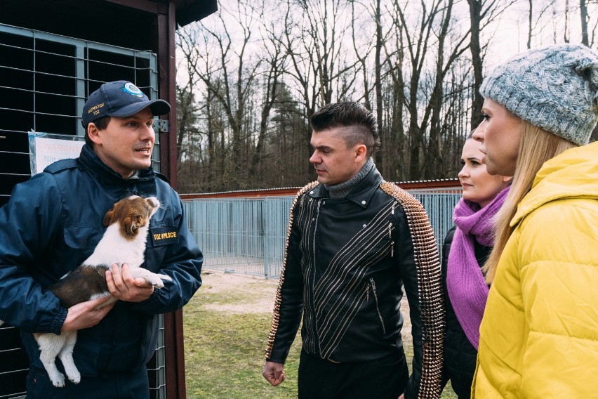 Tomasz Niecik odwiedził schronisko! Czy gwiazda disco polo zaadoptuje psa? [zdjęcia]