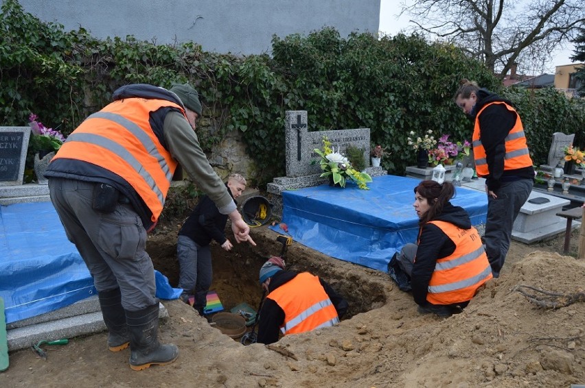 Wieluń: kolejne szczątki pod murem cmentarza[FOTO]