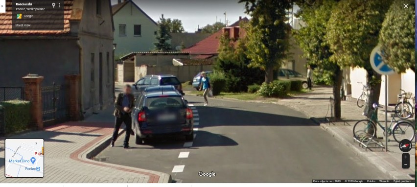 Poniec i jego mieszkańcy na Google Street View. Rozpoznajecie siebie lub swoich znajomych? [ZDJĘCIA] 