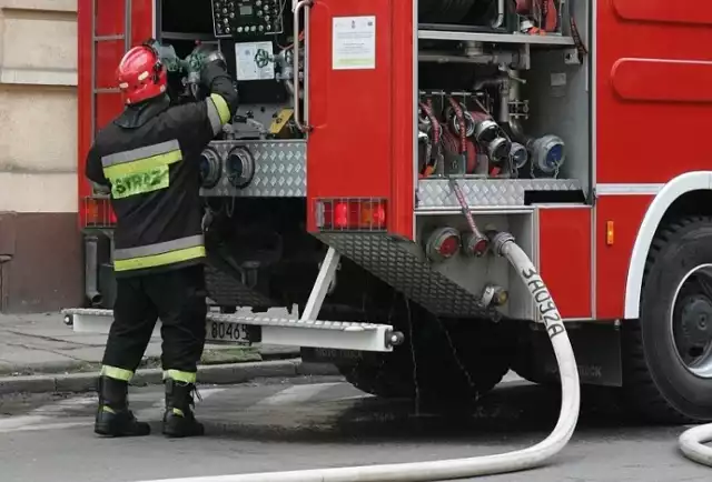 Pożar gasiło 5 zastępów straży pożarnej