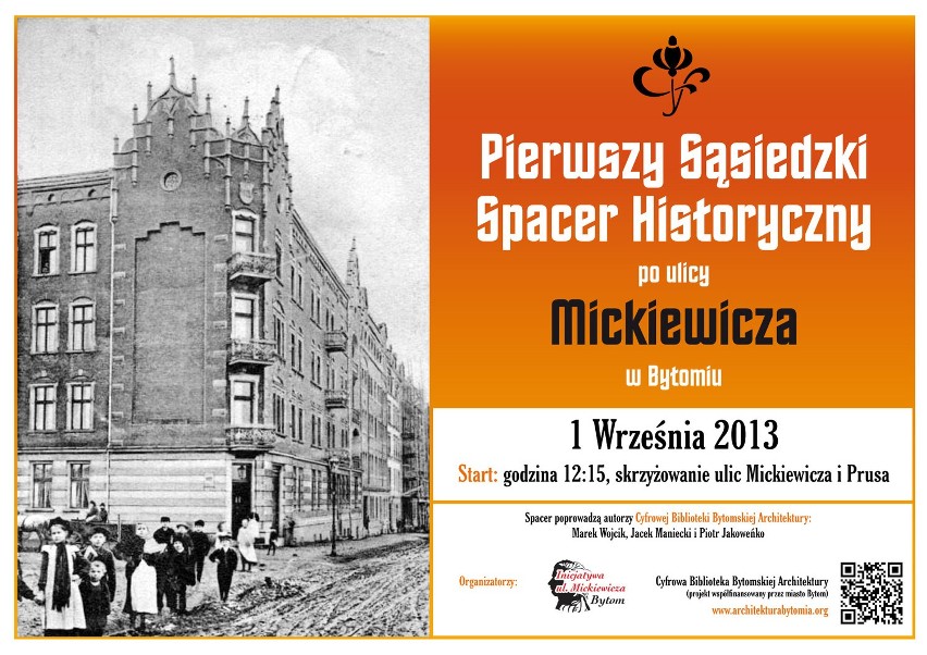 Ulica Mickiewicza w Bytomiu - Pierwszy Sąsiedzki Spacer Historyczny
