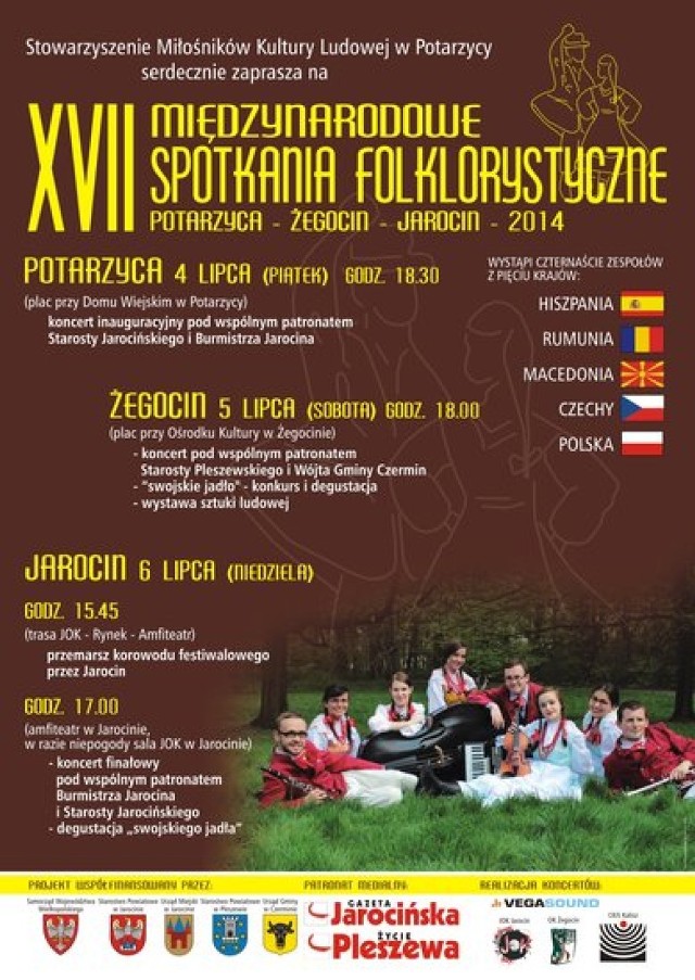 Międzynarodowe Spotkania Folklorystyczne w niedzielę w Jarocinie
